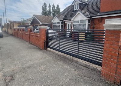anthracite grey electric gates