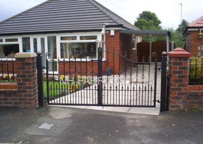 Wrought Iron Gates in Failsworth Manchester