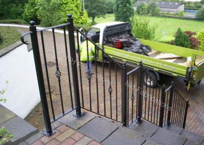 Hand Rails - from Wrought Iron upto Ornamental Balustrade