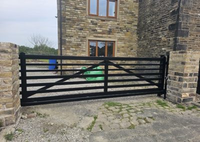 Metal Automatic Farm Gates in Rochdale
